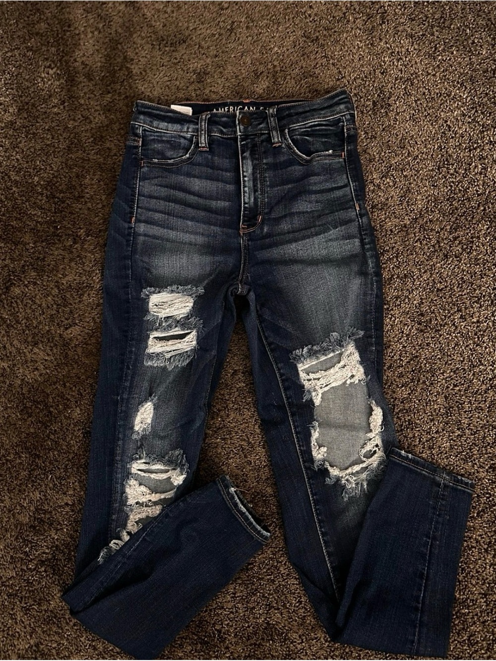 American Eagle Outfitters Dark Blue Jeans Size 4 0524
